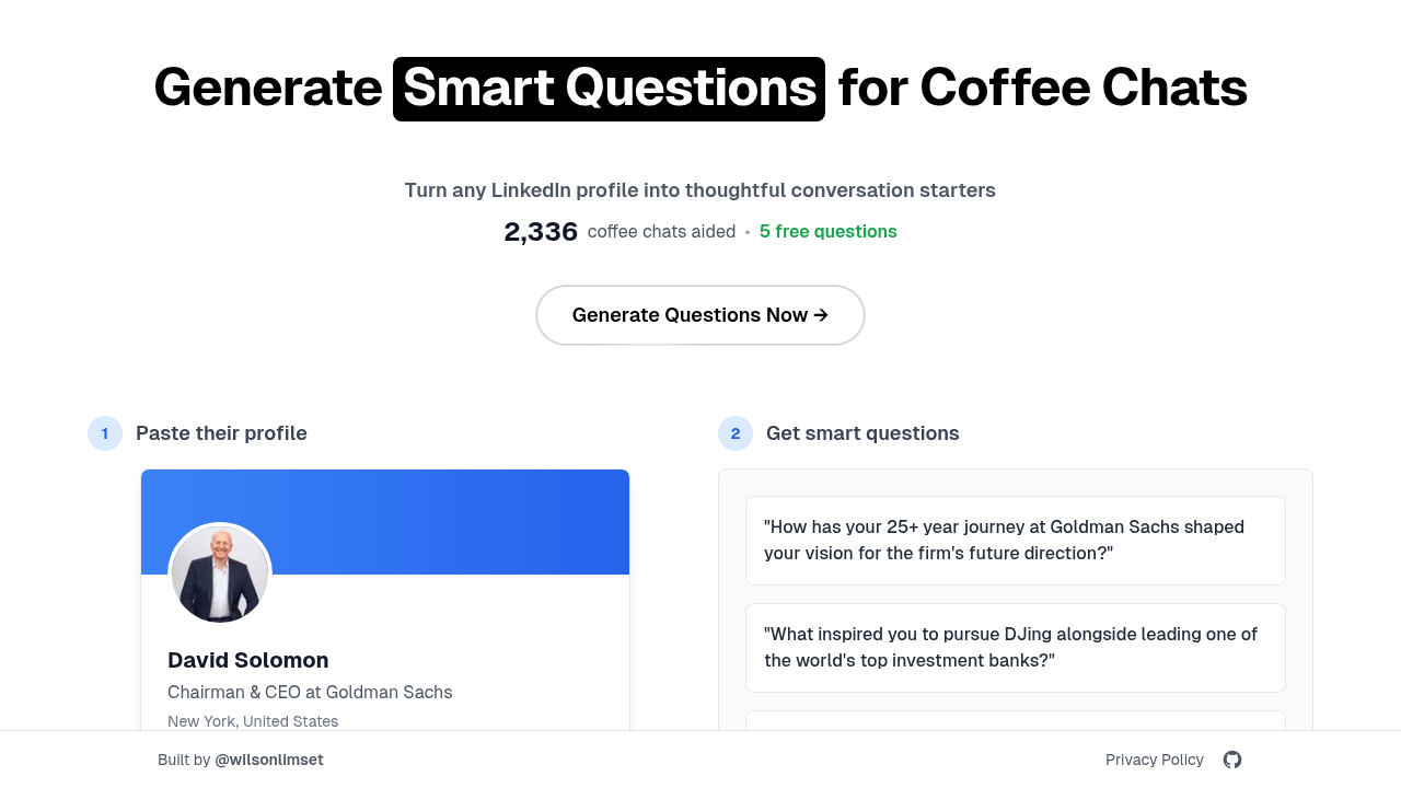 coffeechat ai website