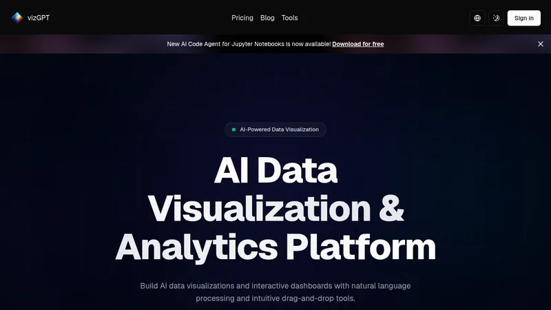 vizgpt website