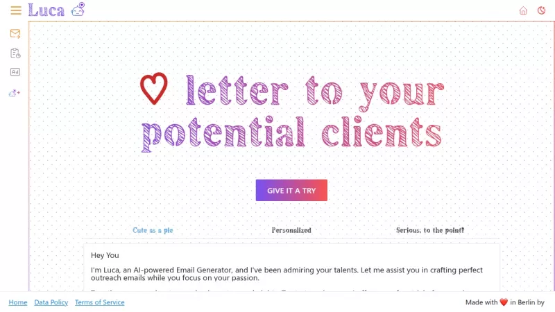 Hello Luca screenshot