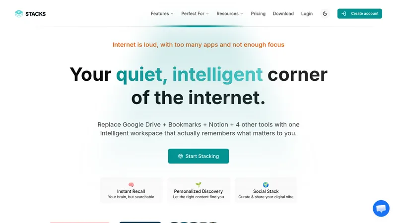 stacks website
