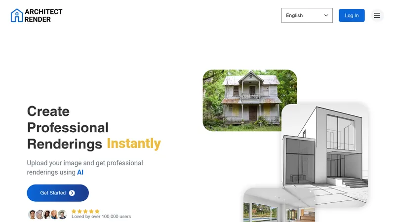 architect render website