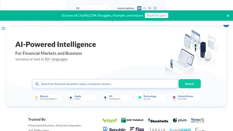 cityfalcon website