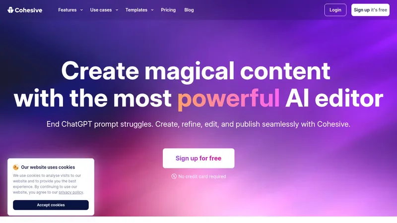 cohesive website