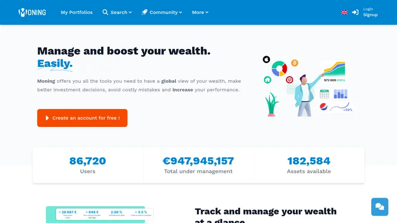 moning website