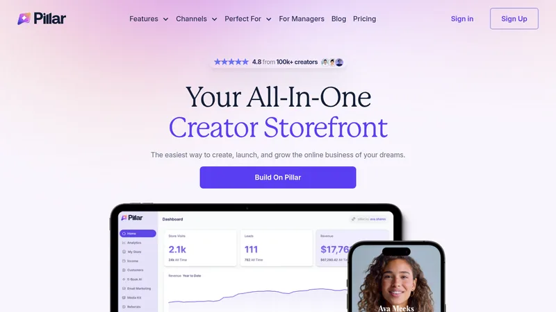pillar website