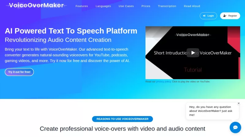 VoiceOverMaker screenshot