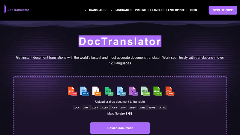 doctranslator website