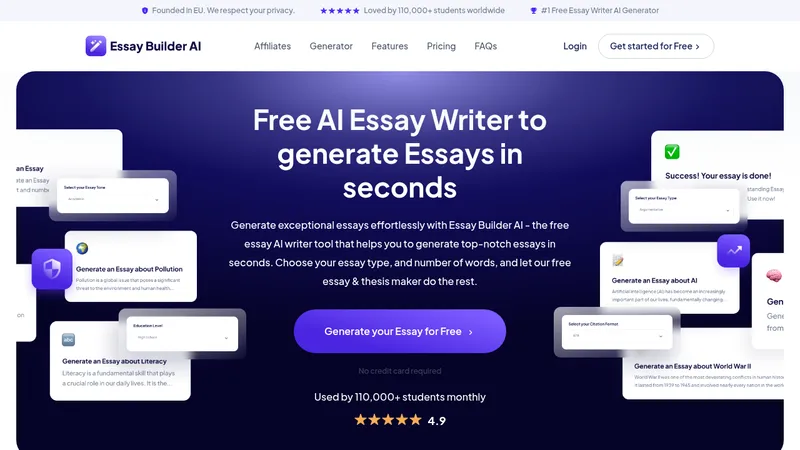essay builder ai website