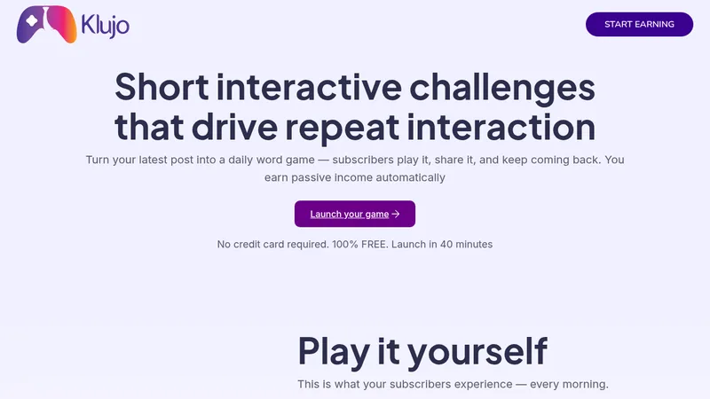 klujo website