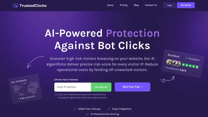 trustedclicks website
