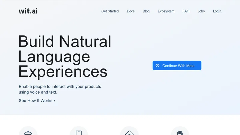 wit.ai website