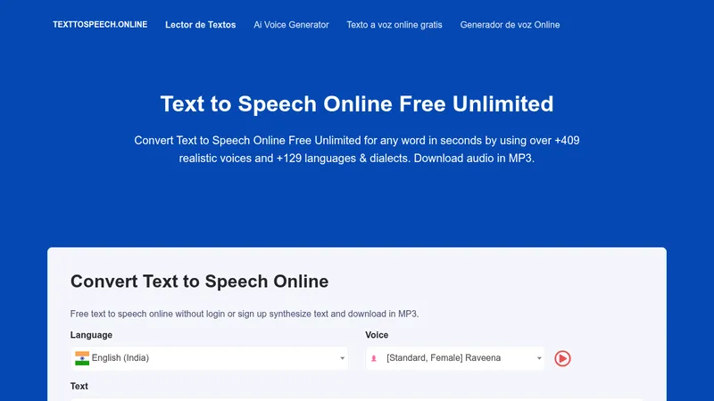 text to speech online website
