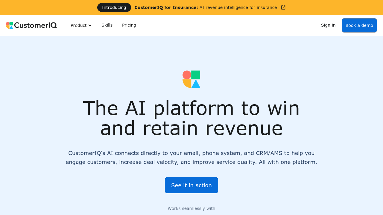 customeriq website