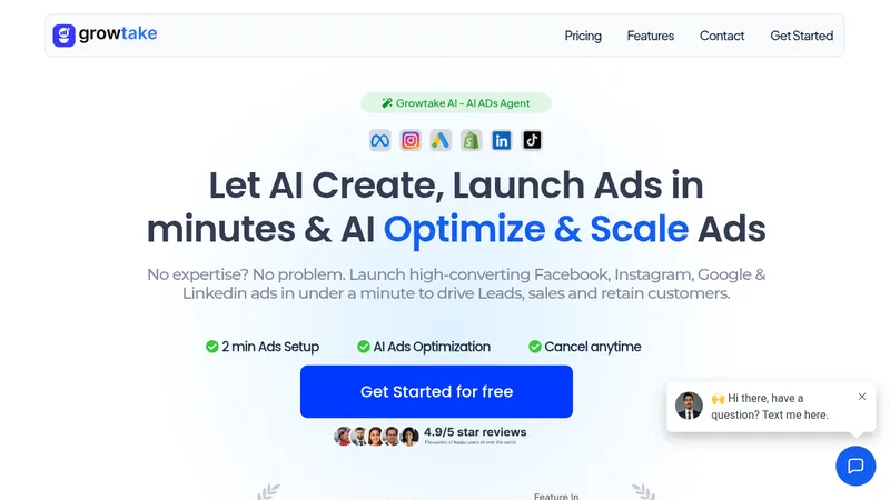growtake ai website