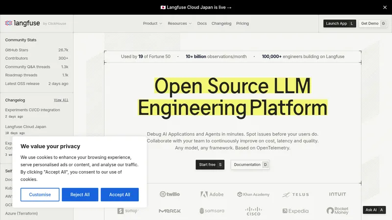 langfuse website