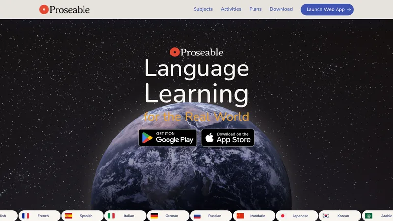 proseable website