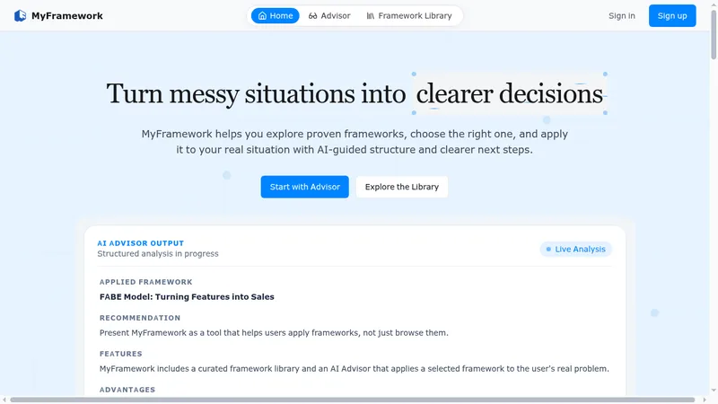 myframework website
