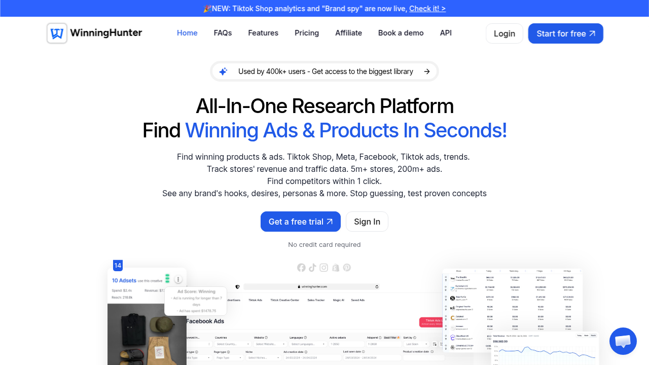 winninghunter website