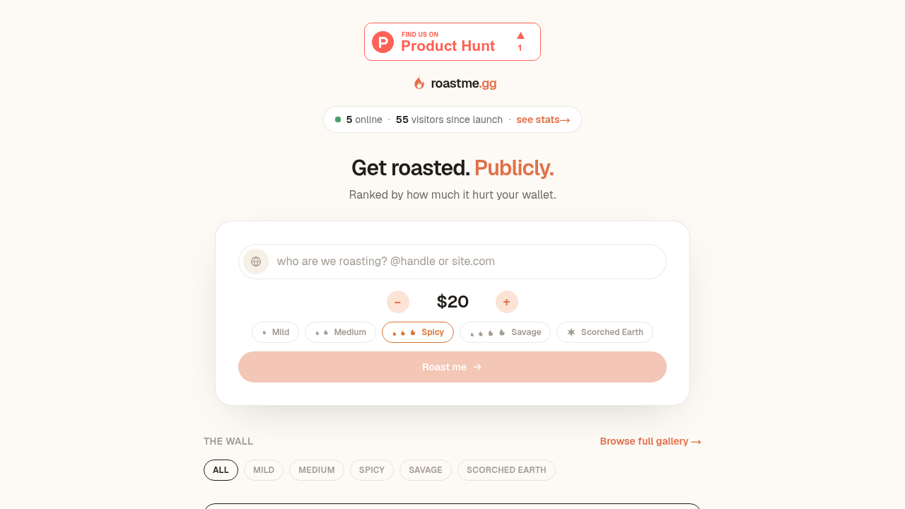roastme.gg website