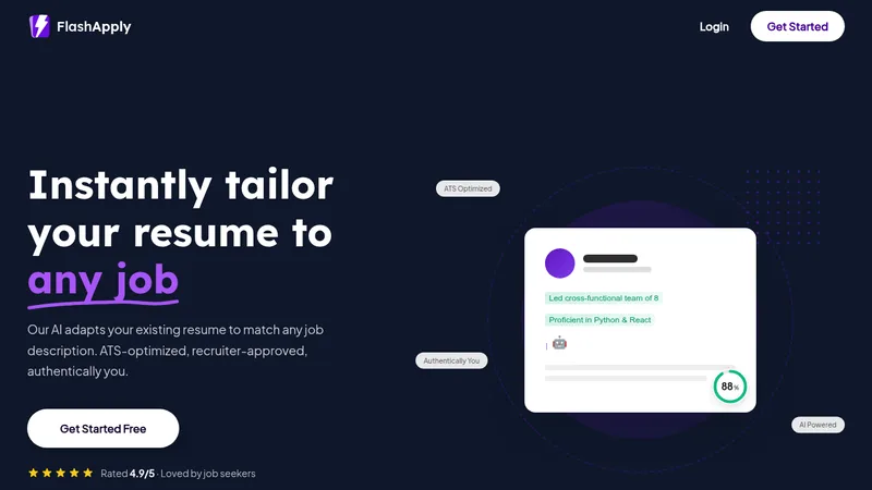 flashapply website