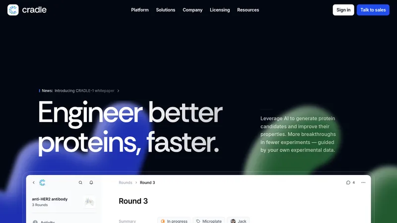 cradle website