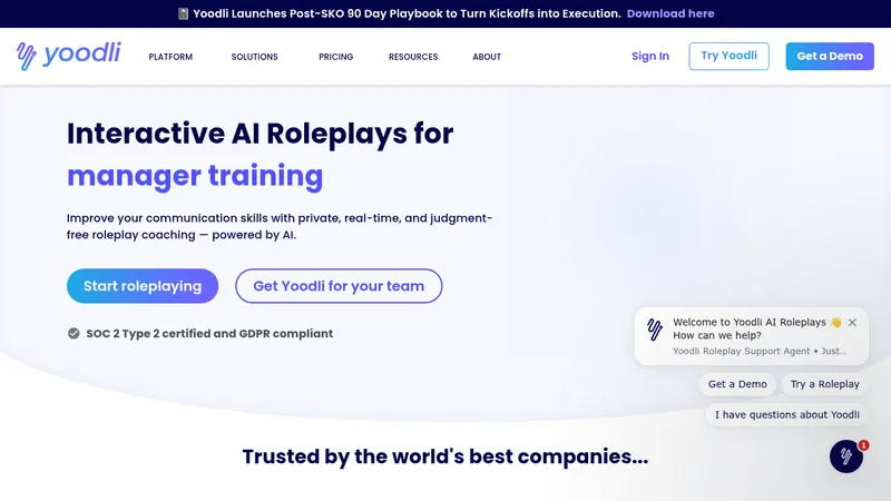 yoodli website