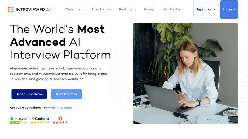 interviewer.ai website