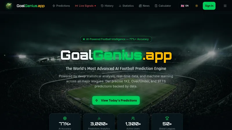 goalgenius.app website