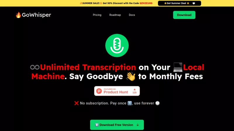 GoWhisper screenshot
