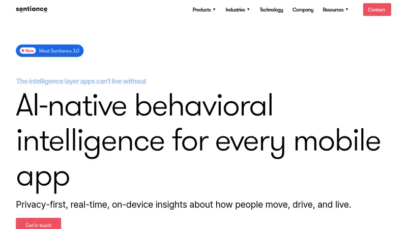 sentiance website