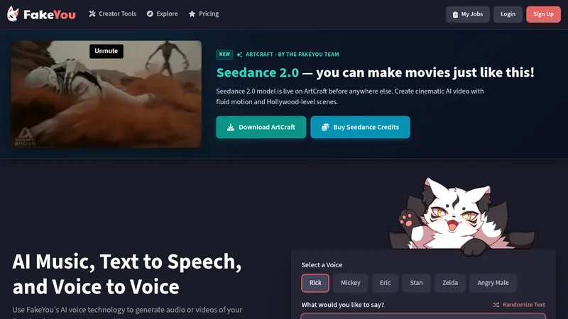 fakeyou website