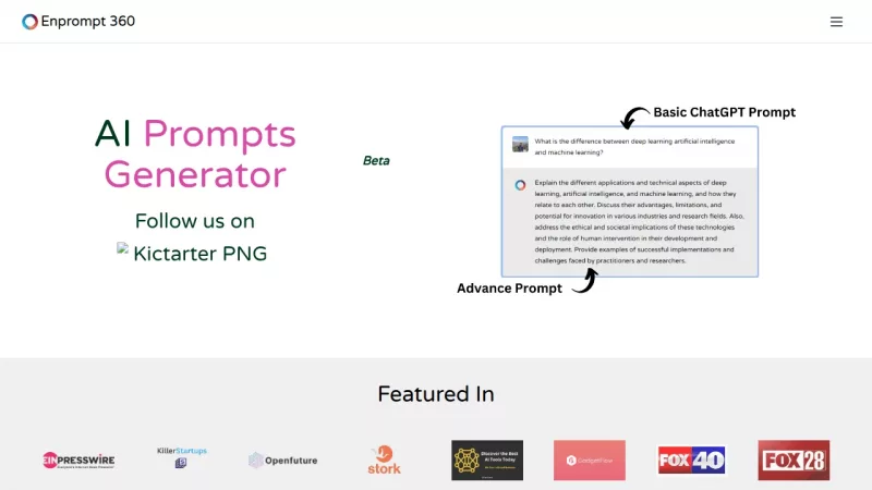 Enprompt 360 screenshot
