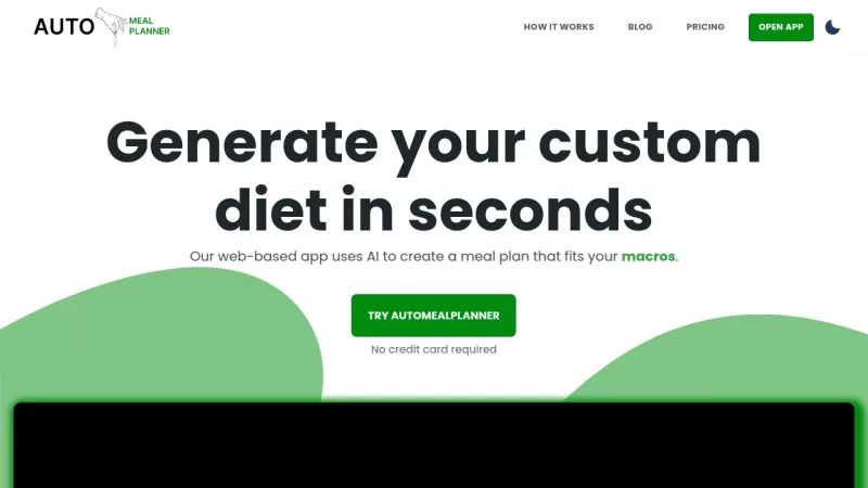 AutoMealPlanner screenshot