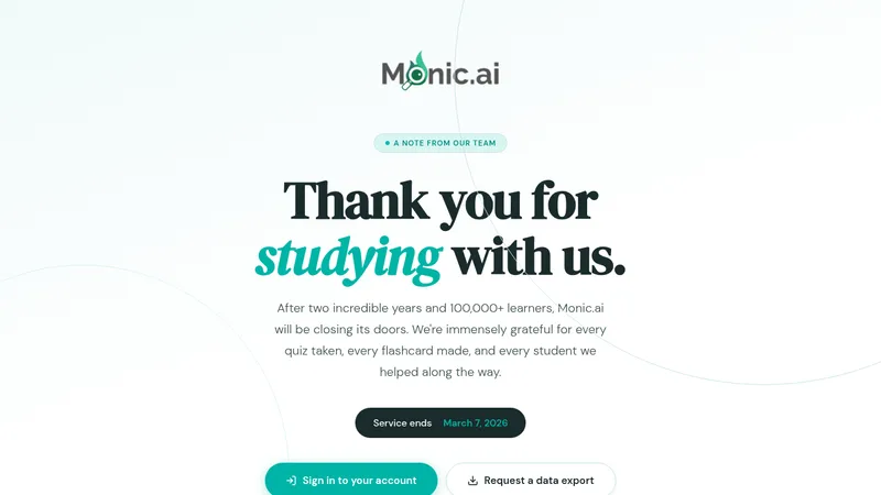 monic.ai website