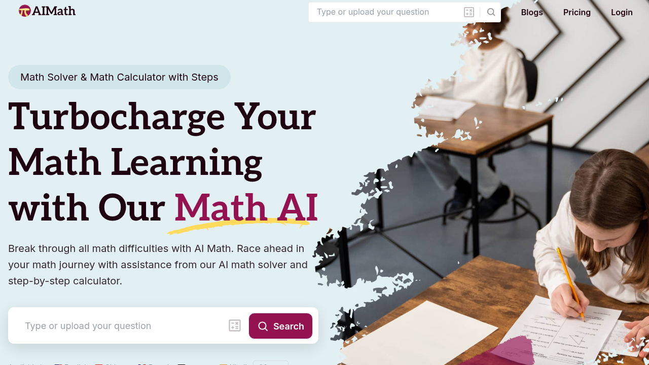 ai math website