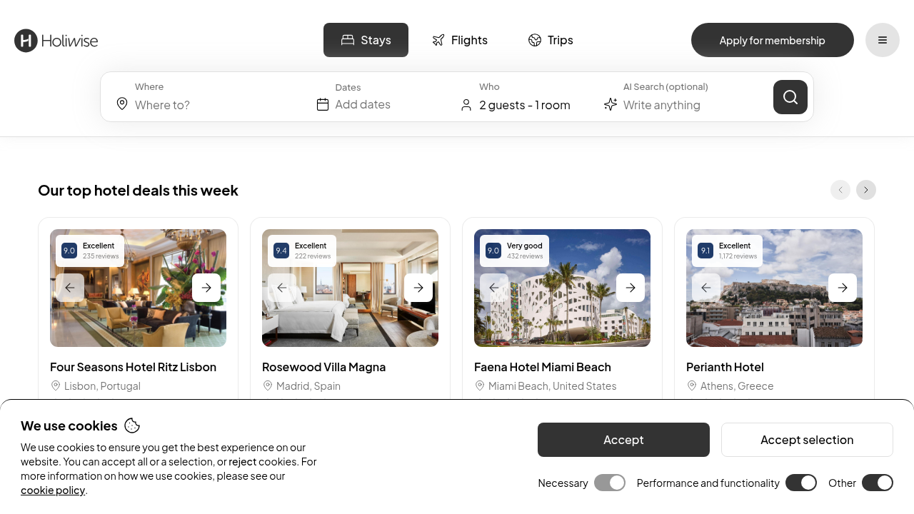 holiwise website