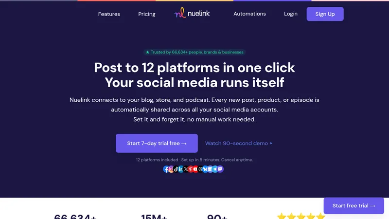nuelink website
