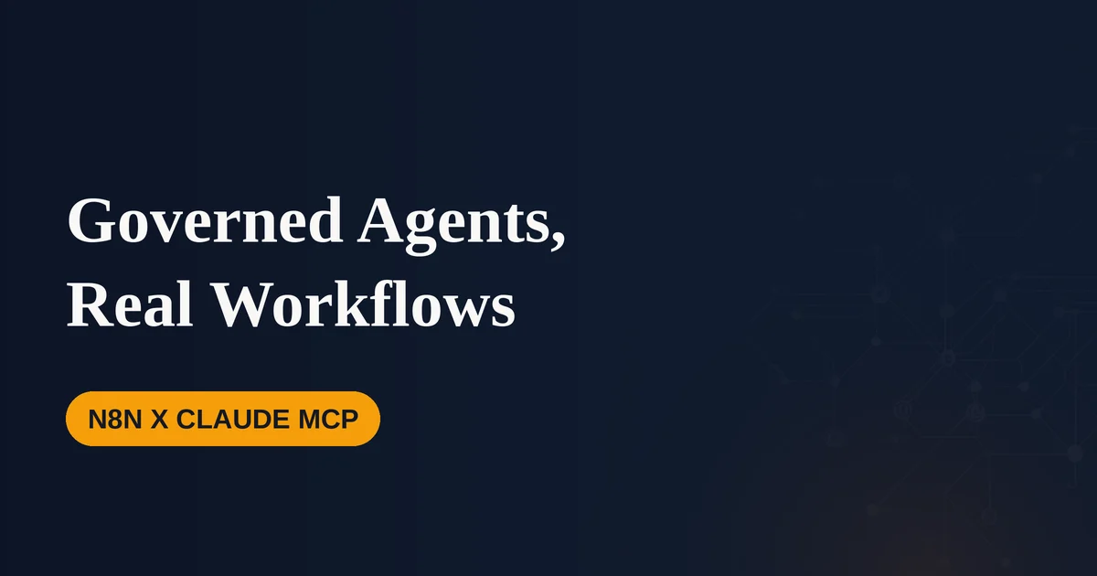 Building Multi-Agent Production Workflows with n8n and Claude MCP (2026)