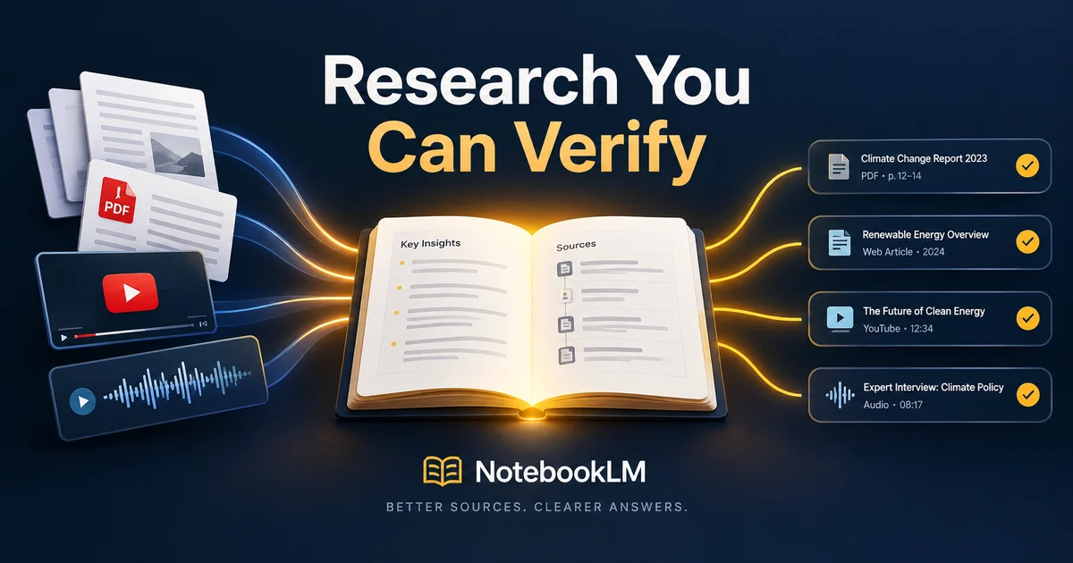 How to Use Google NotebookLM for Research and Document Analysis (2026 Guide)