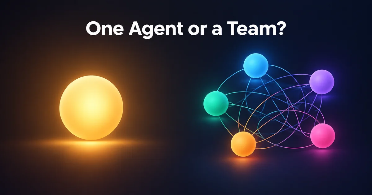 Multi-Agent Systems: When Teams of AI Agents Beat One (and When They Waste Money)