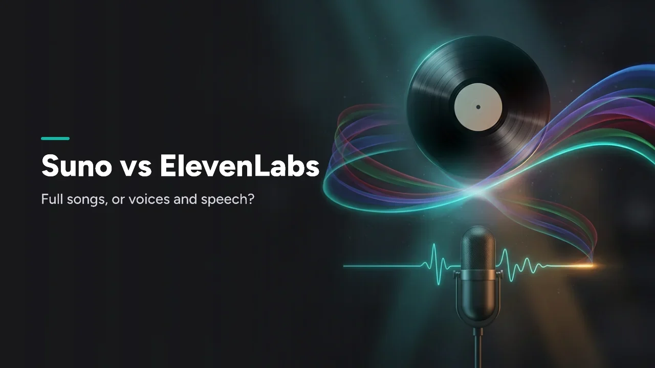 Suno vs ElevenLabs: Which AI Audio Tool to Pick (2026)