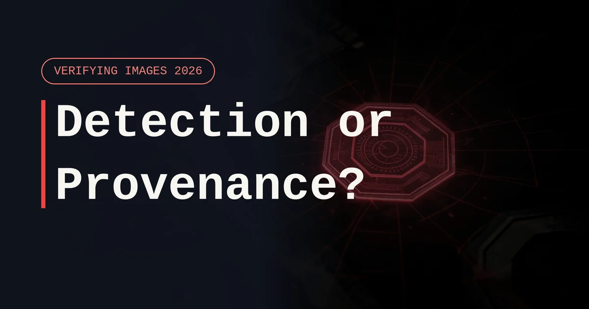 What Actually Verifies an Image in 2026: AI Detectors vs Content Credentials