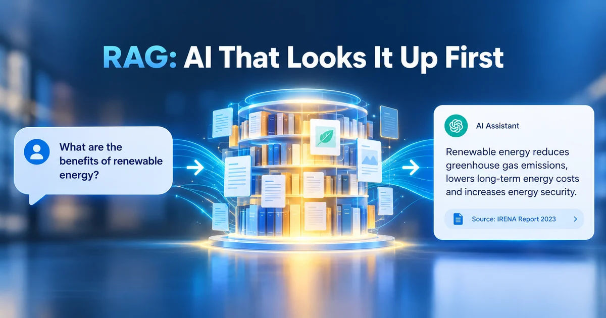 What Is RAG? Retrieval-Augmented Generation Explained in Plain English