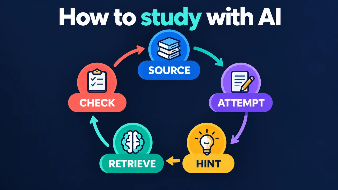 How to study with AI five-step loop for ChatGPT Study Mode